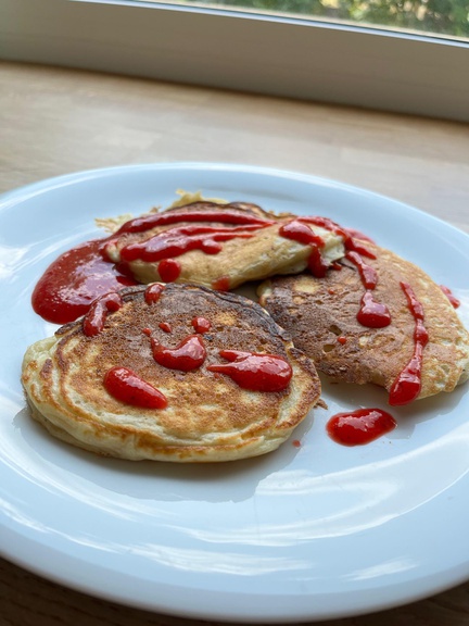 Hafer-Skyr-Pancakes