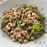 Kichererbsensalat mit getrocckneten Tomaten und Feta
